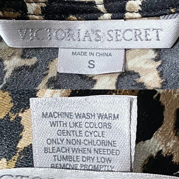 Victoria’s Secret Leopard Print Satin Slip Dress. Small. Trashy2K, Mob Wife, Y2K - Picture 8 of 8